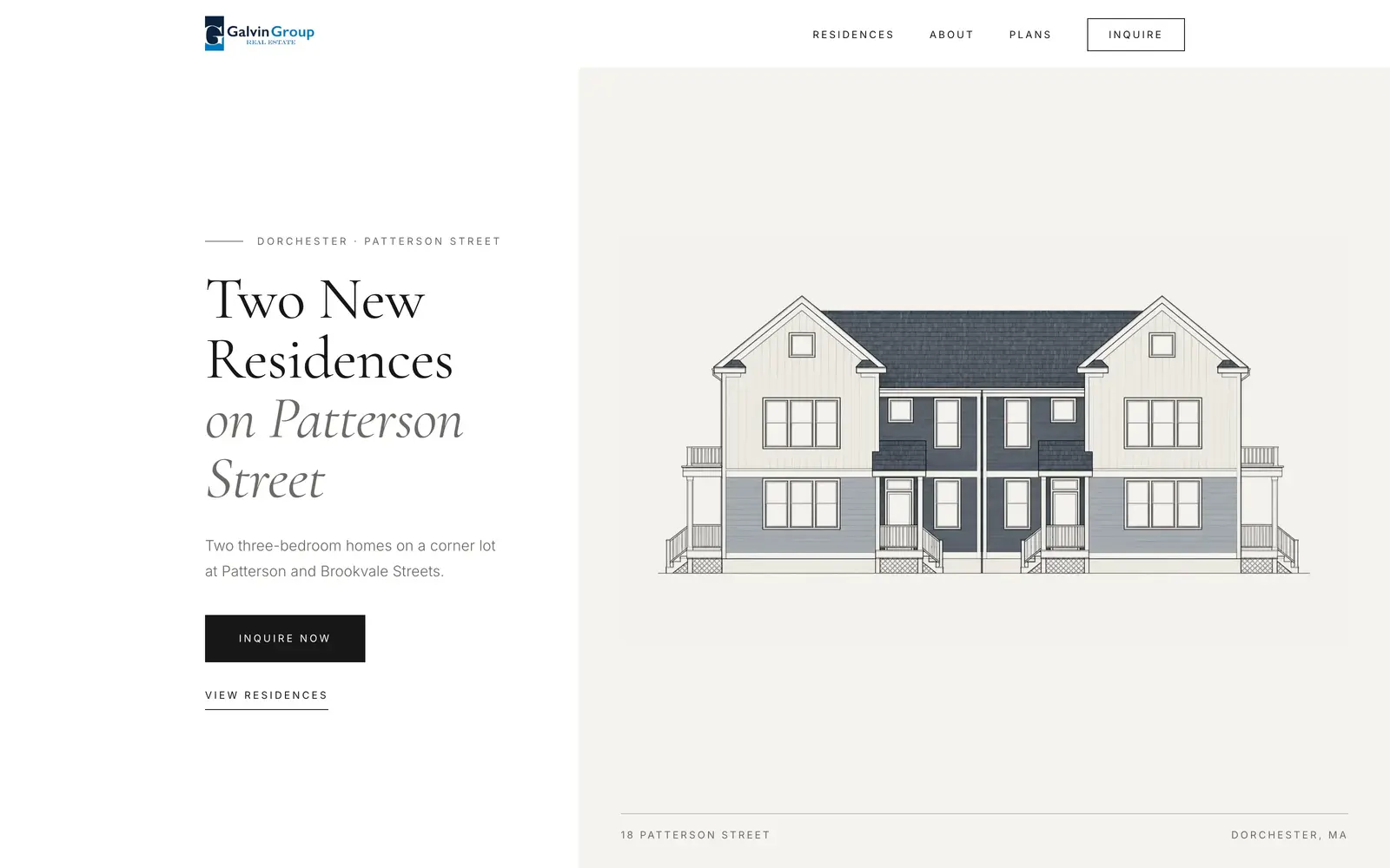 18 Patterson website screenshot