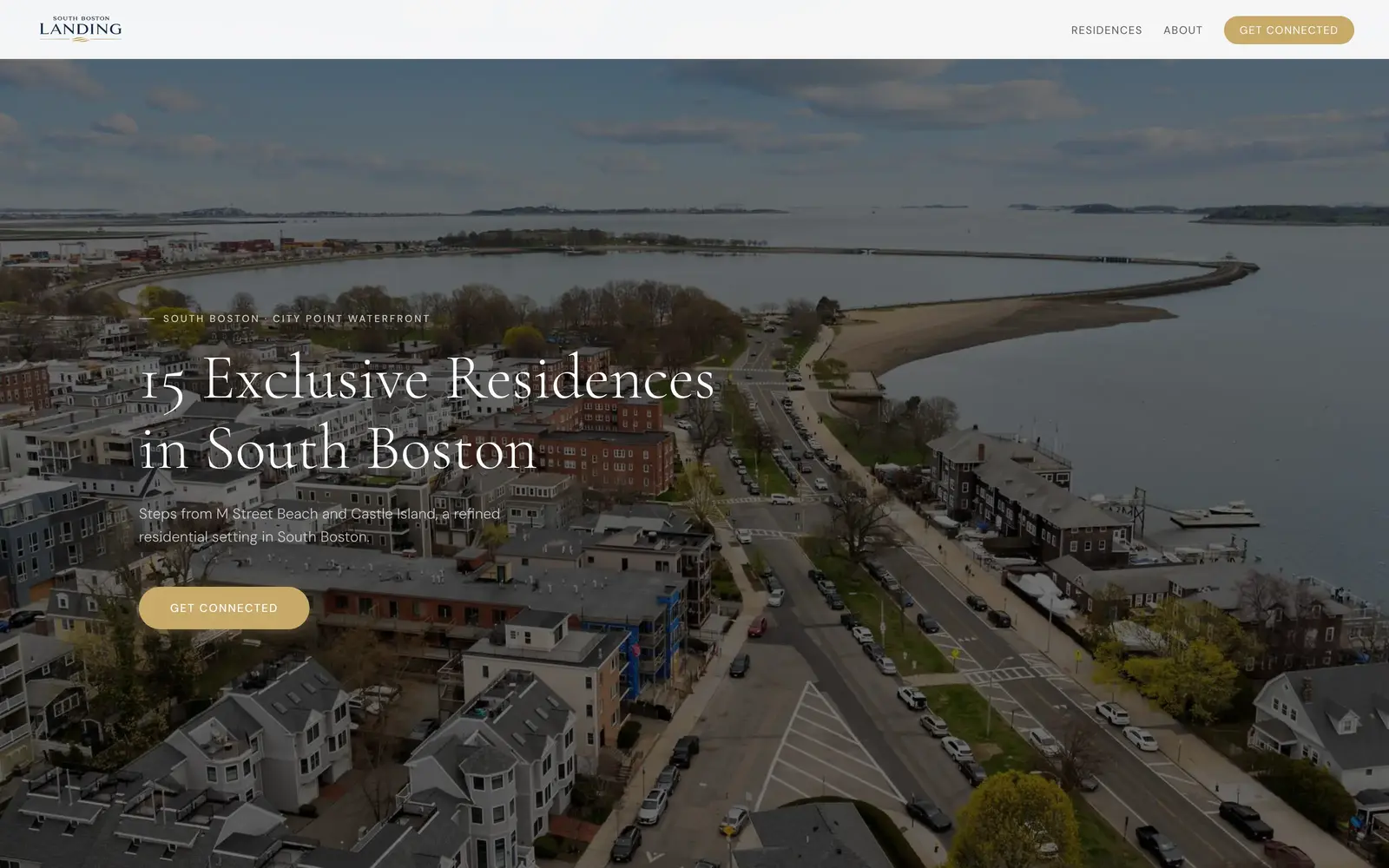 South Boston Landing website screenshot